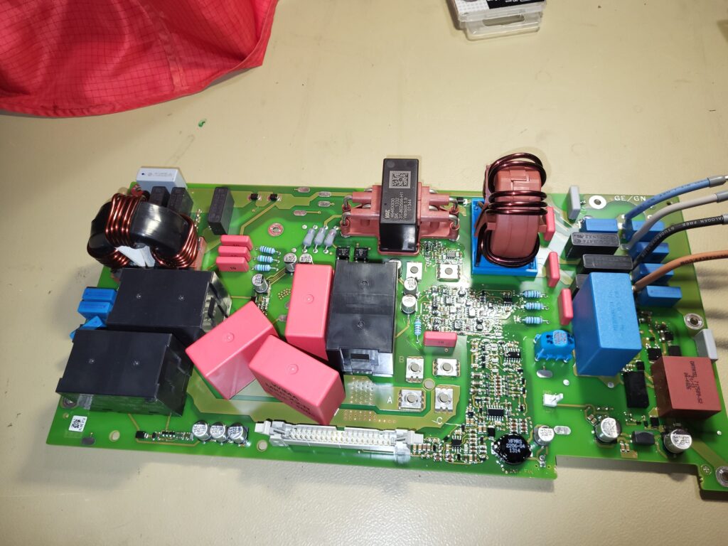 AC print circuit board removed